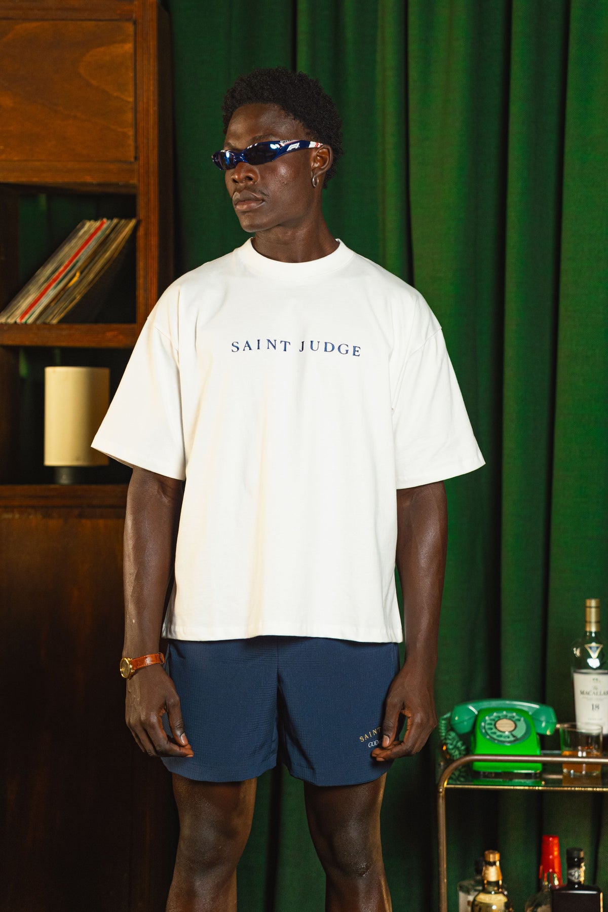 Camiseta Standard Saint Judge Off com Marinho
