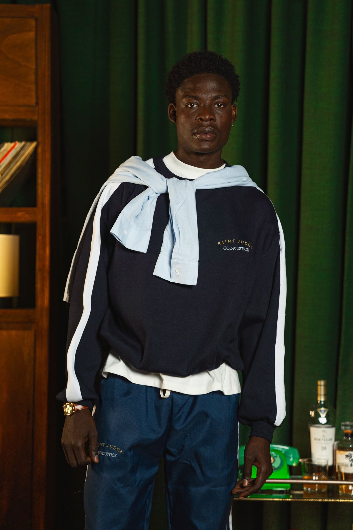 Crewneck One Stripe God of Justice Marinho