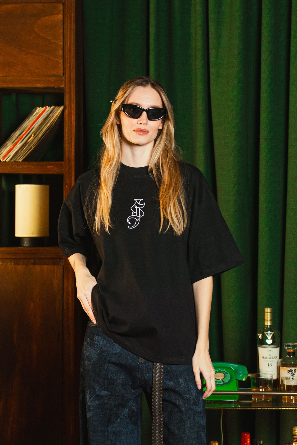 Camiseta Saint Judge Monograma Preto